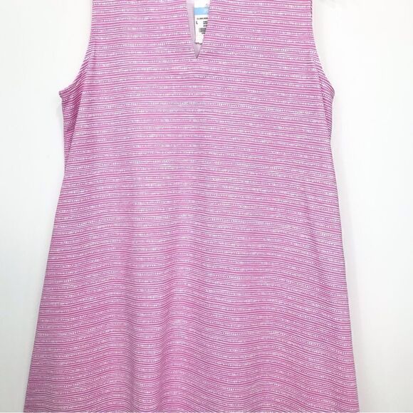 J. McLaughlin ELLISON Pink White Seawall Print Sleeveless Dress - Picture 7 of 16